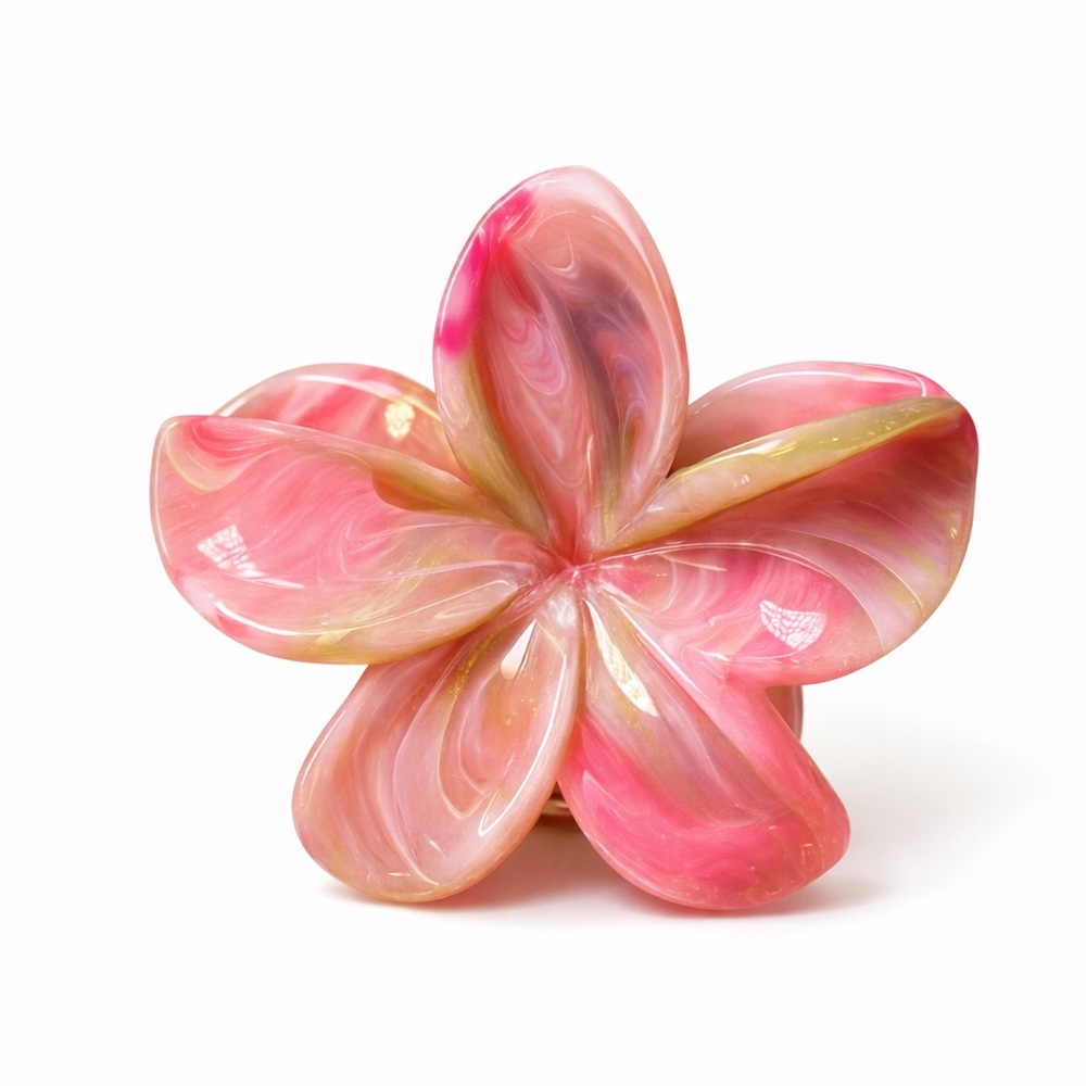 Stylish Flower Hair Claw Clip- Pretty Pink (brand new)